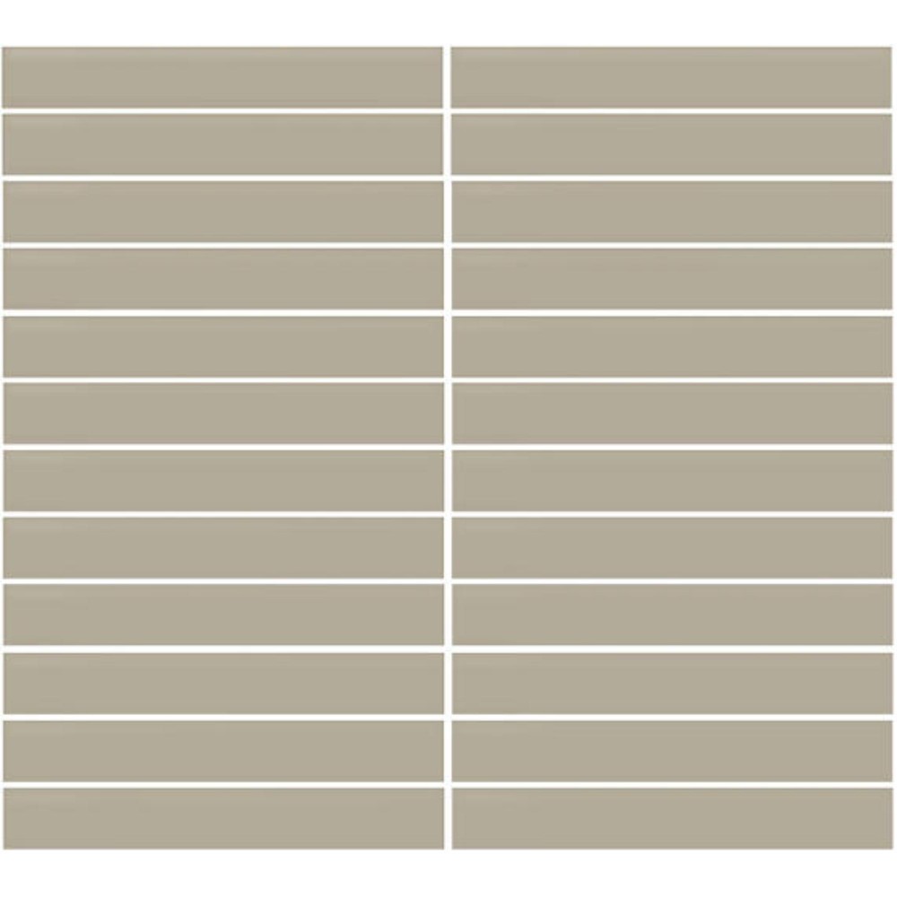 Color Wheel Architectural Gray 2X2 Straight Joint Matte Mosaic Tile