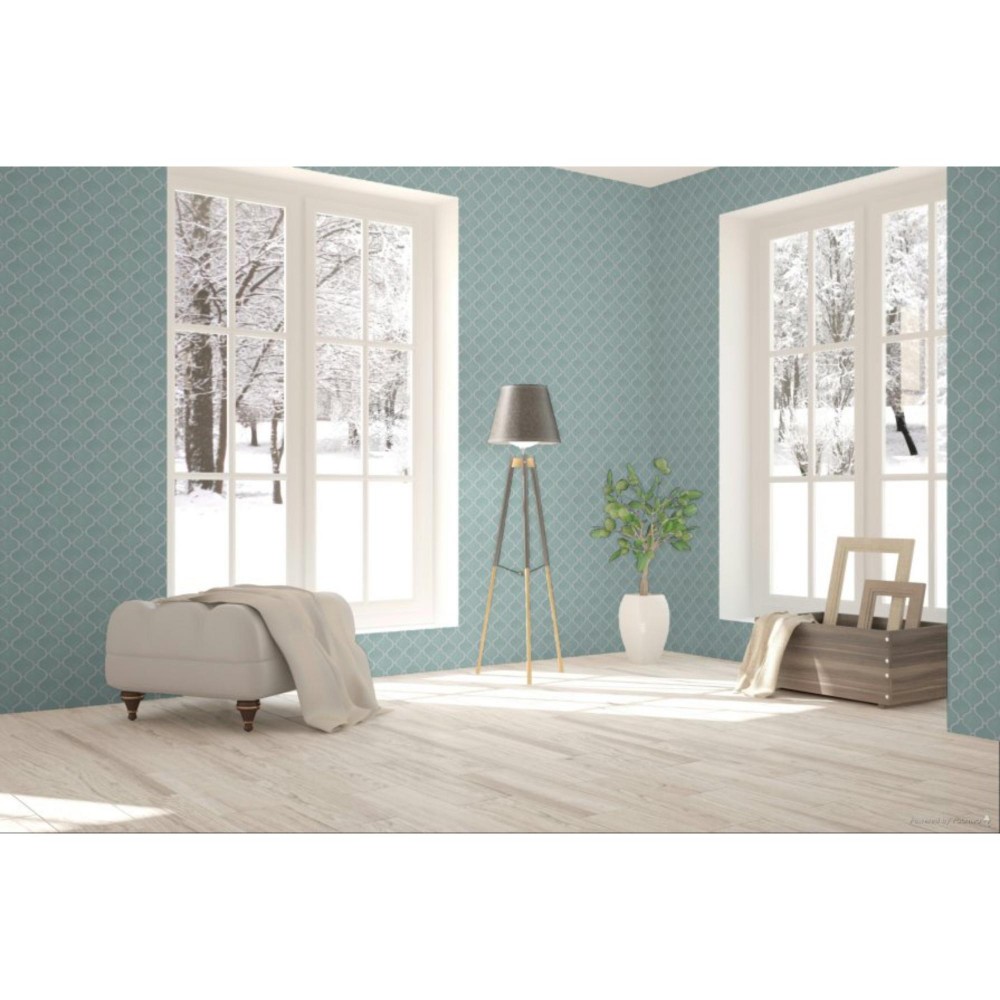 Color Wheel Retro Spa Arabesque 3X3 Glossy Mosaic Tile 