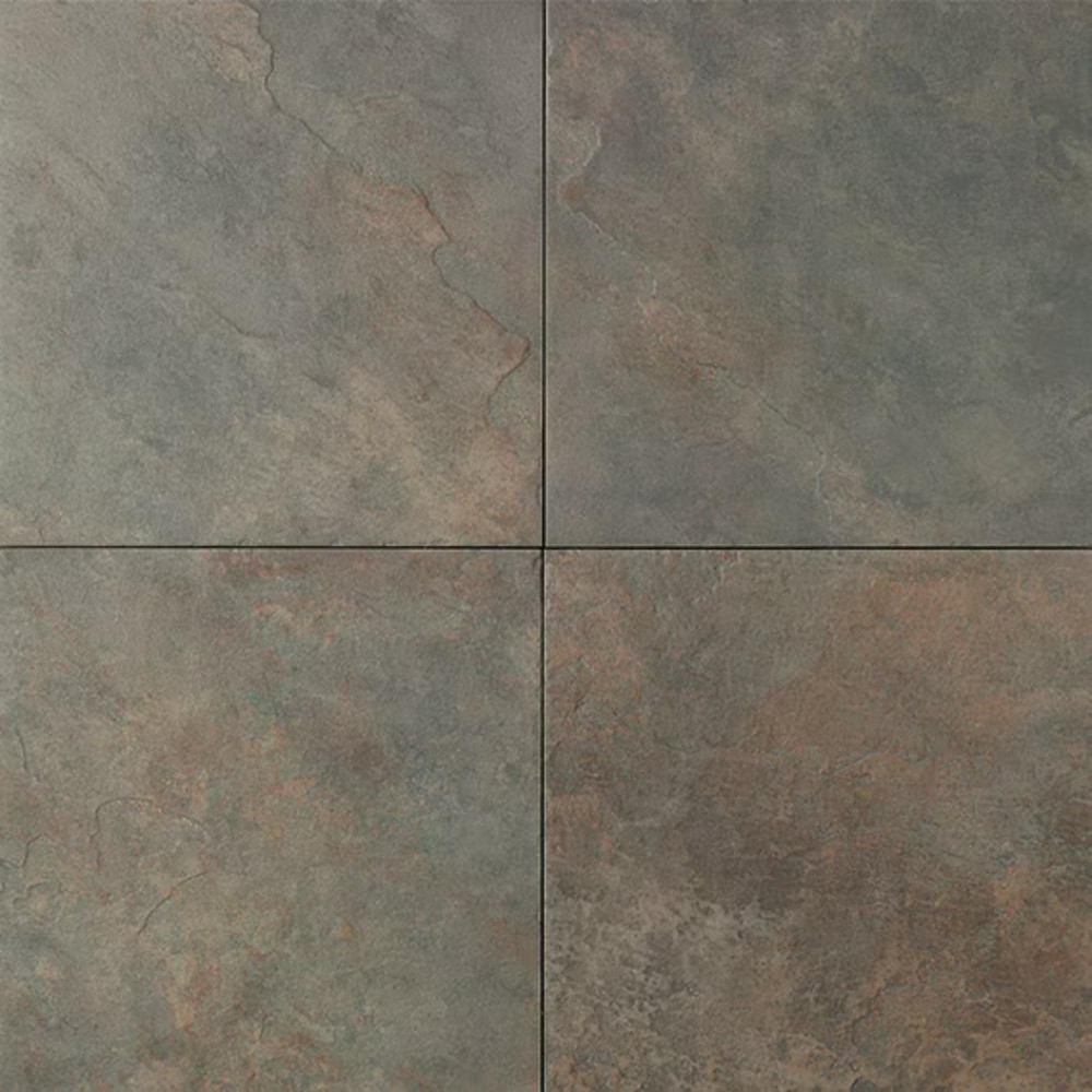 Continental Slate Brazilian Green 6x6 Matte Porcelain Floor Tile