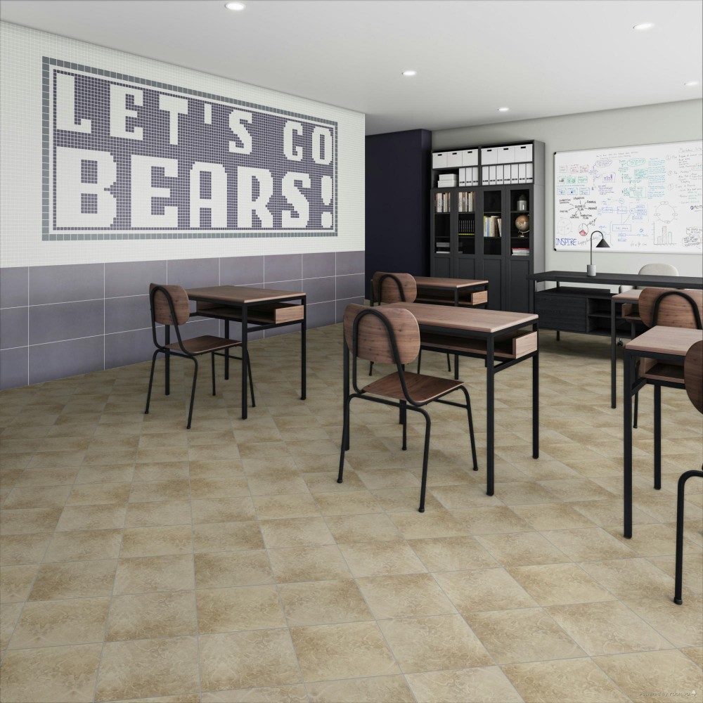 Continental Slate Egyptian Beige 12X12 Matte Porcelain Tile