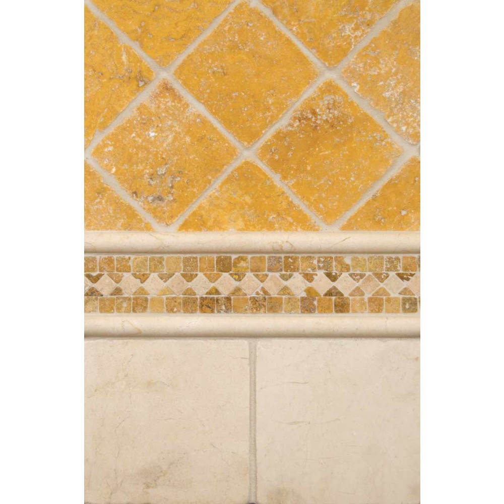 Crema Marfil 6X6 Tumbled