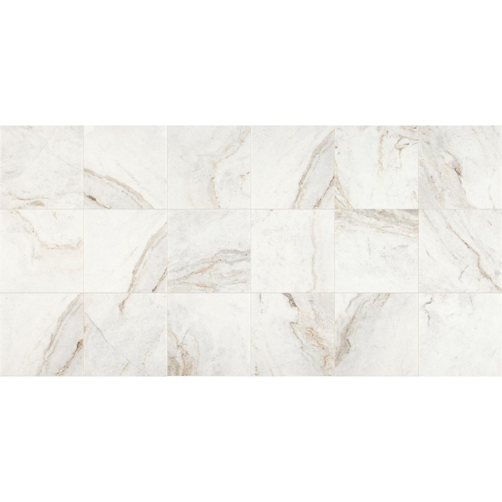Marble Daphne White Square 18X18 Honed