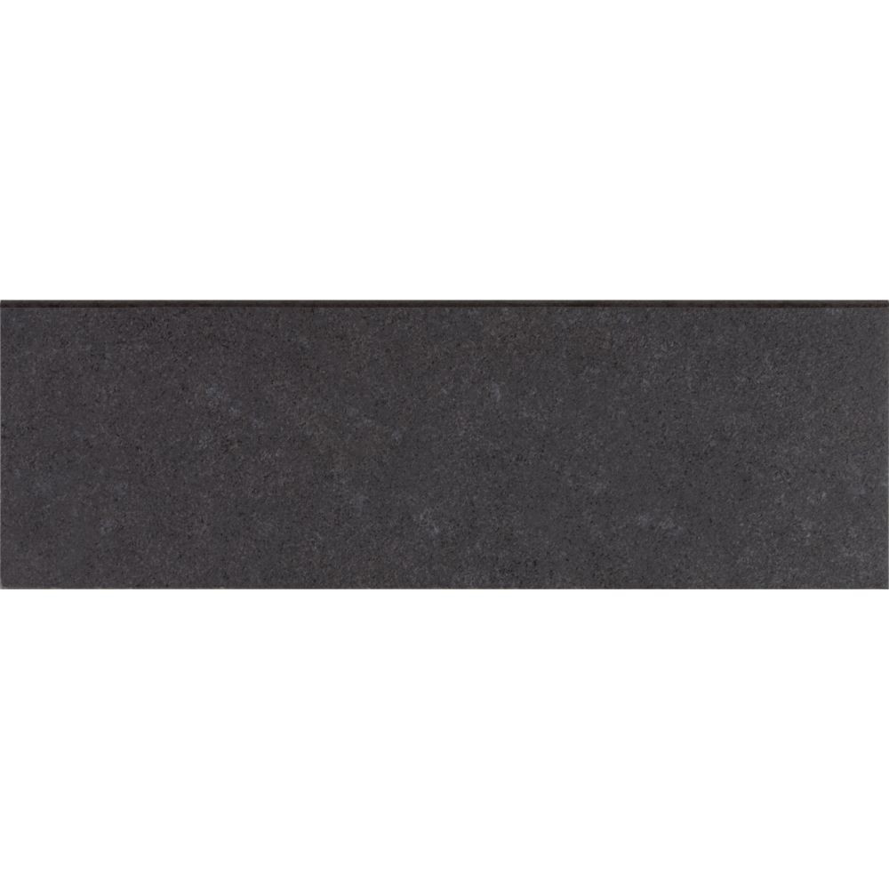 Dimensions Graphite 4X12 Matte Bullnose