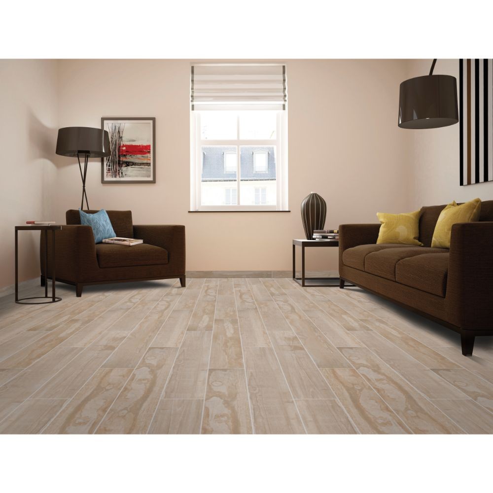 Eco Wood Copper 6X24 Matte Porcelain Tile