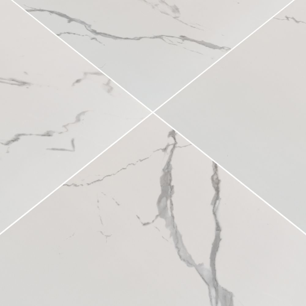 Eden Statuario 24X24 Polished Porcelain Tile