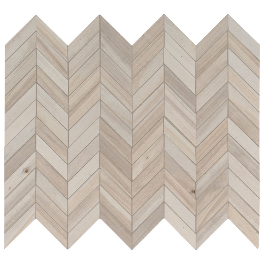 Havenwood Dove 12X15 Matte Chevron Mosaic