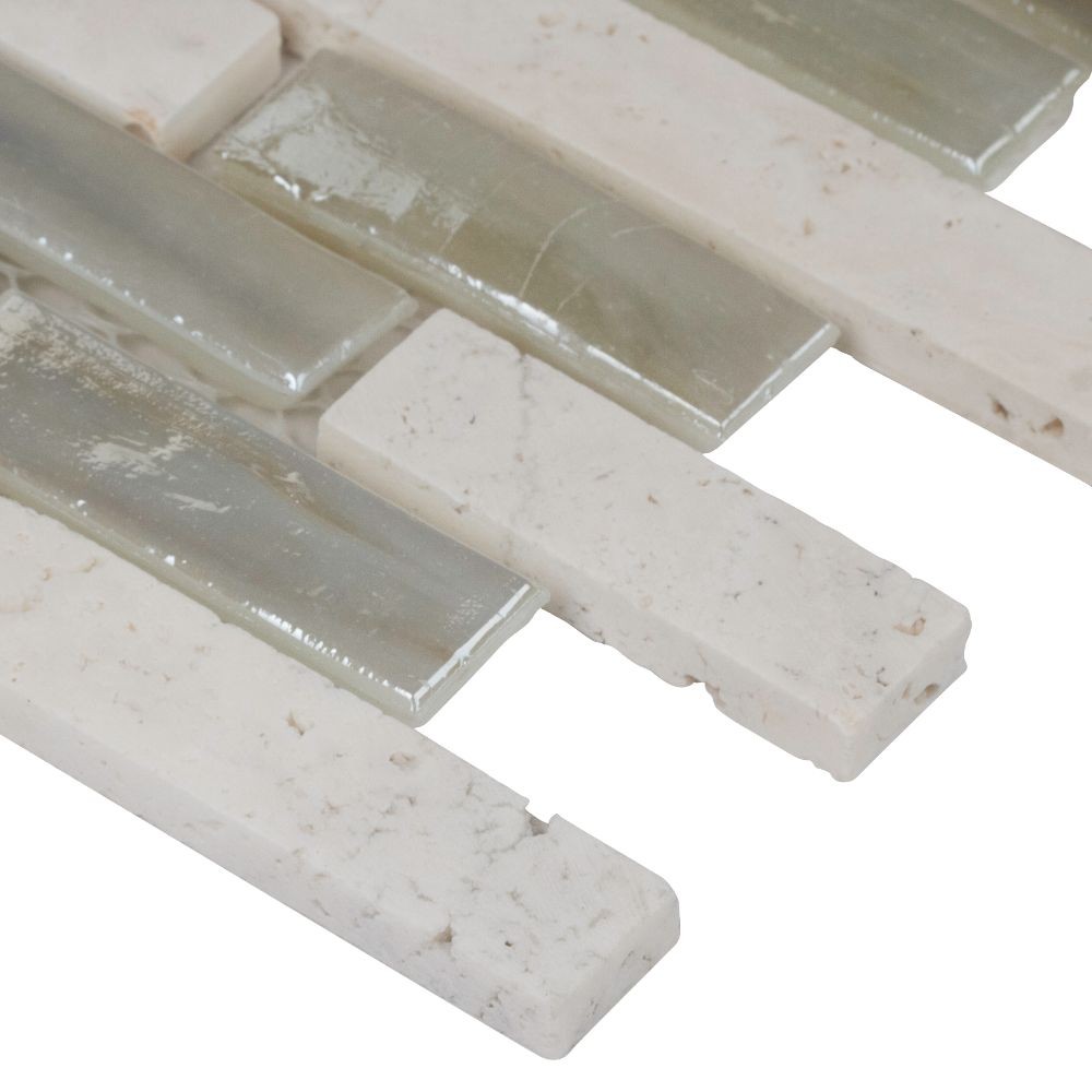 Kaledo Blend Interlocking 6mm Pattern Backsplash Tile - Tilesbay.com