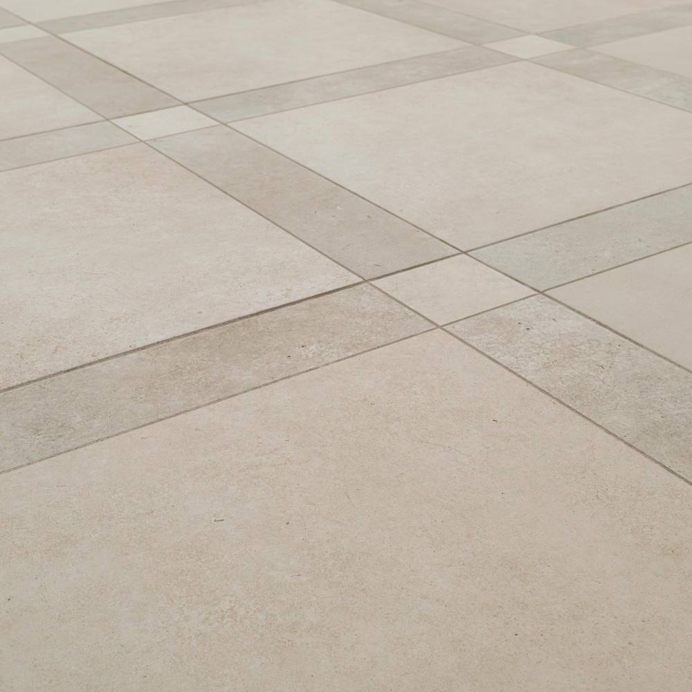 Latte Blocchi 17x17 Matte Porcelain Floor and Wall Tile