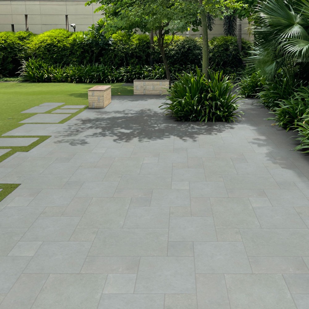 Caribbean Blue 12x48 Natural Limestone Tread