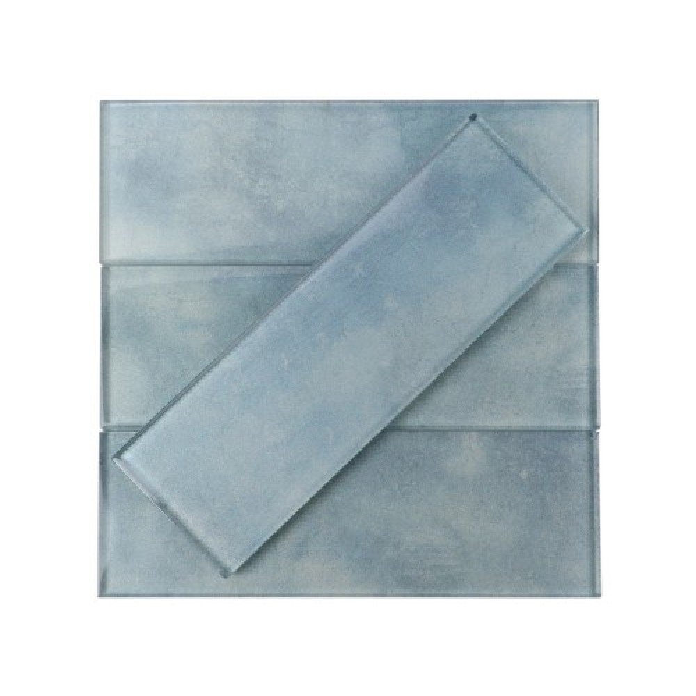 Light Blue 3x9 Glass Subway Tile 