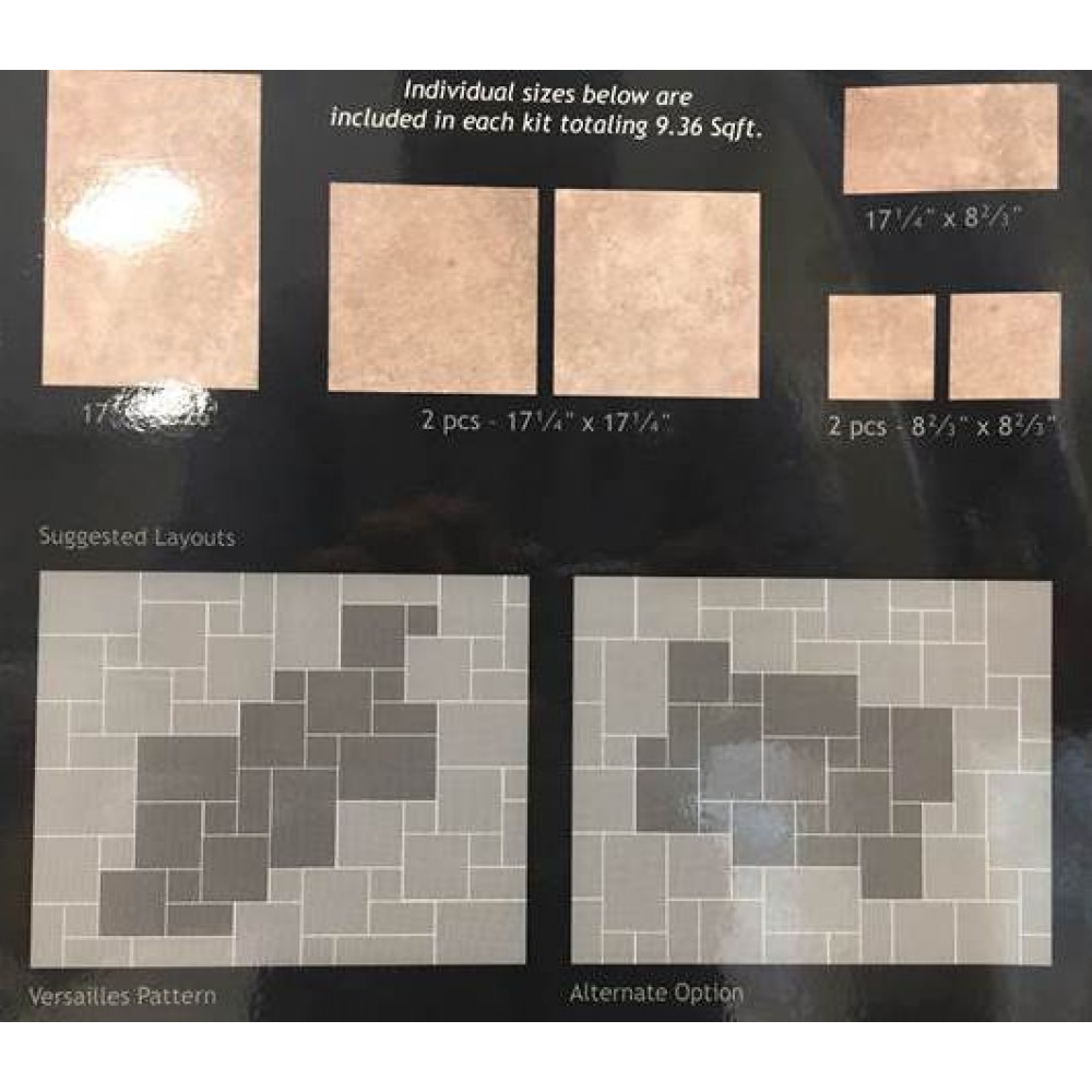 Manoir Crema Versailles Porcelain Pattern Tile