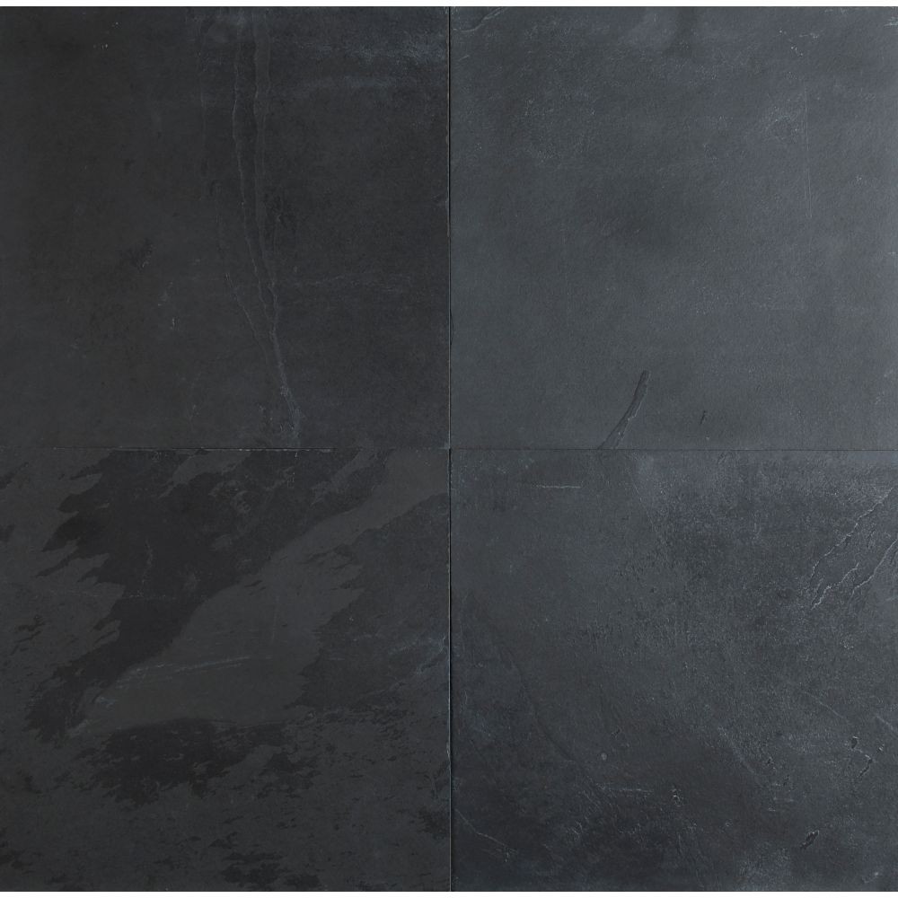 Montauk Black 12X12 Gauged Slate