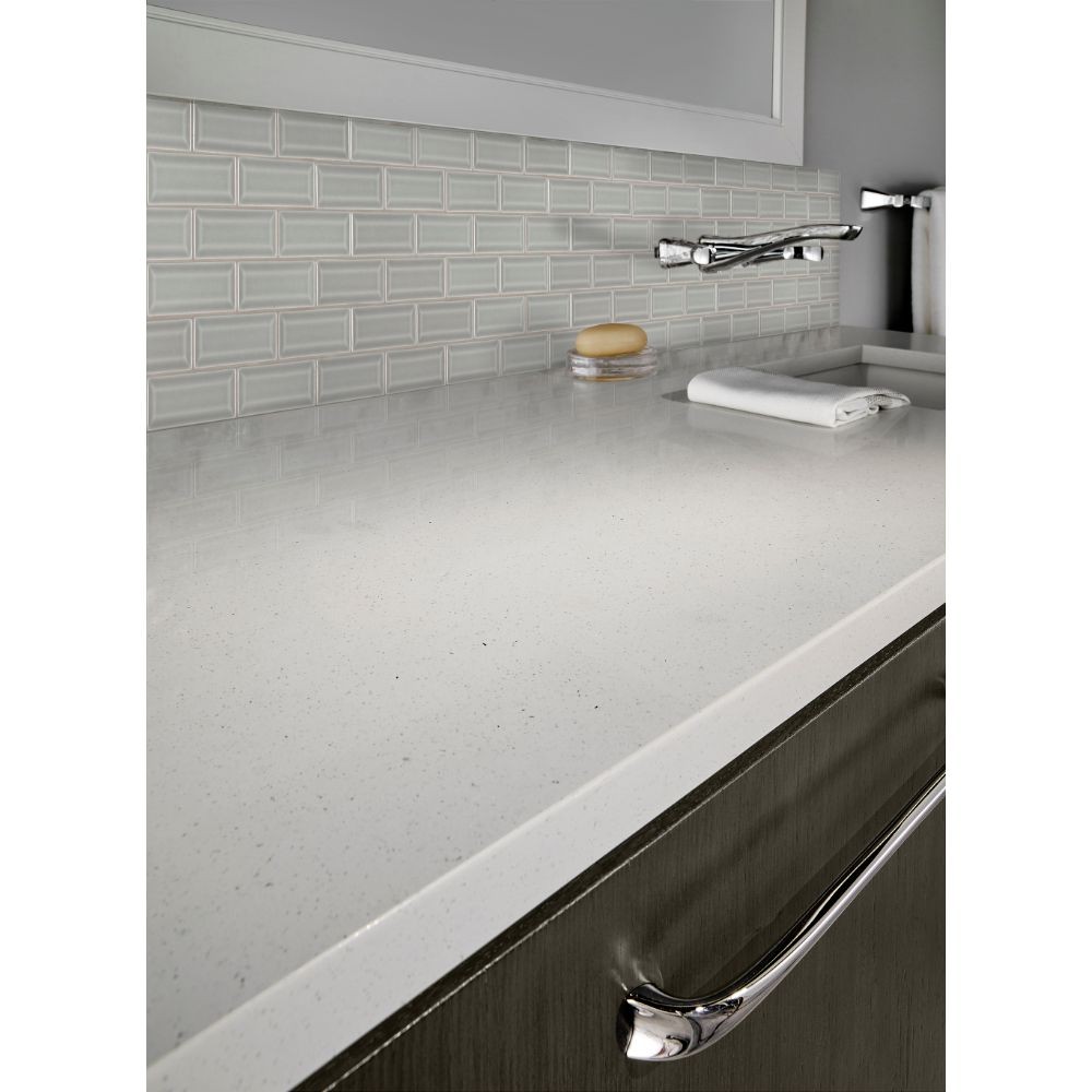 Morning Fog 2x6 Bevel Subway Ceramic Tile