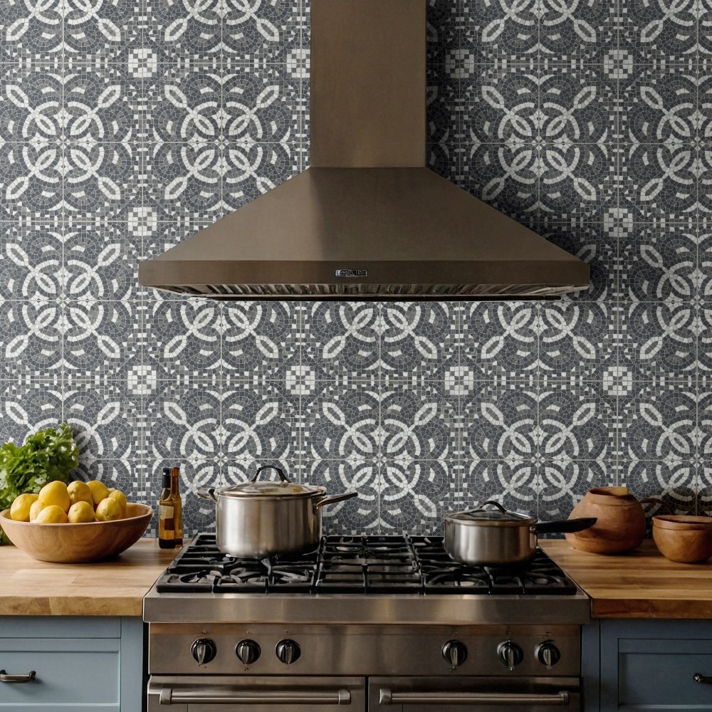 Constantino 8X8 Matte Encaustic Look Porcelain Floor Wall Tile