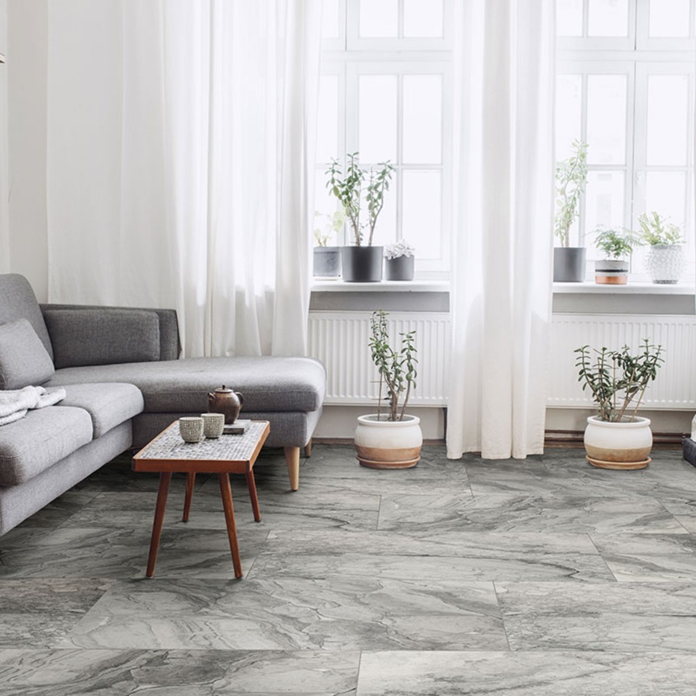 Kaya Onda Gray 24X48 Polished Porcelain Tile