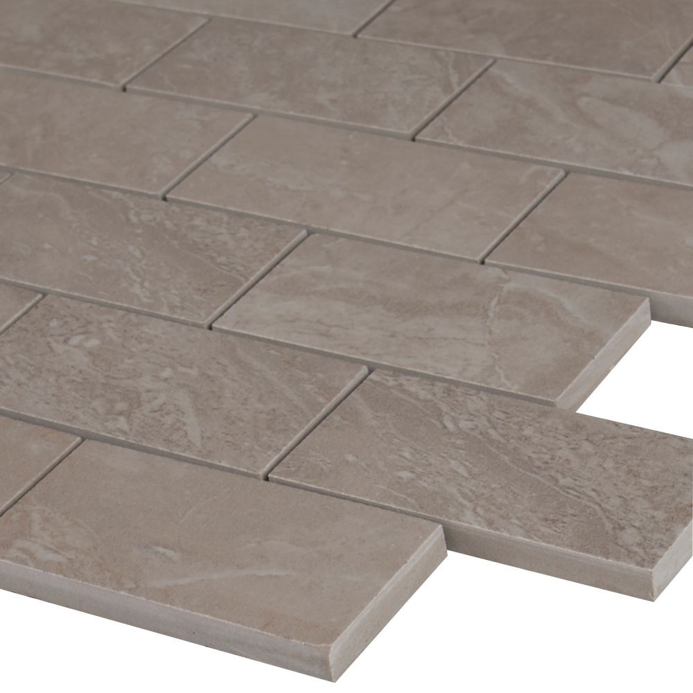 Pietra Pearl 2X4 Polished Mosaic 
