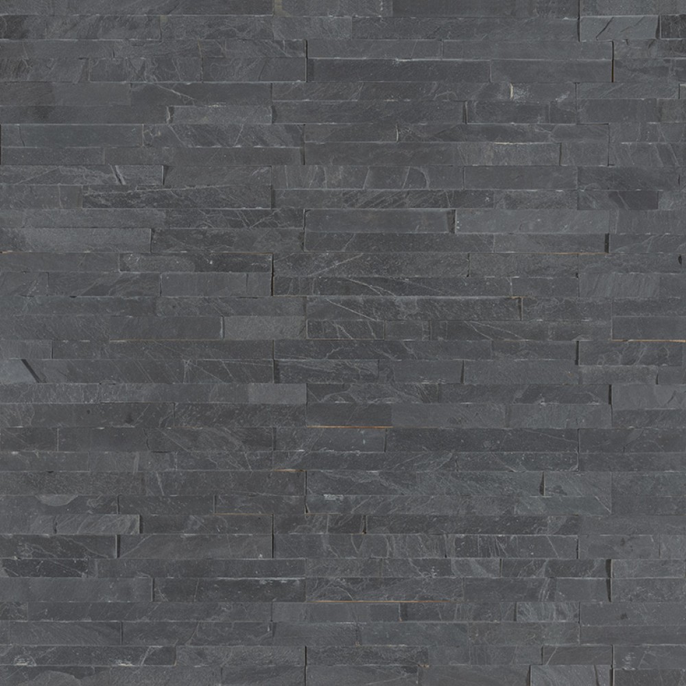 Premium Black 4.5x9 Split Face Mini Corner Ledger Panel 