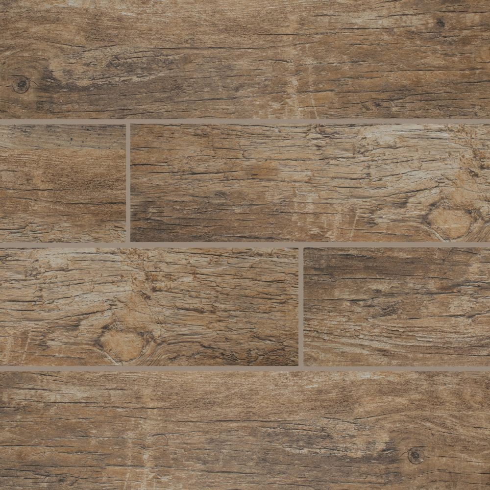 Redwood Natural 6x24 Matte Porcelain Tile