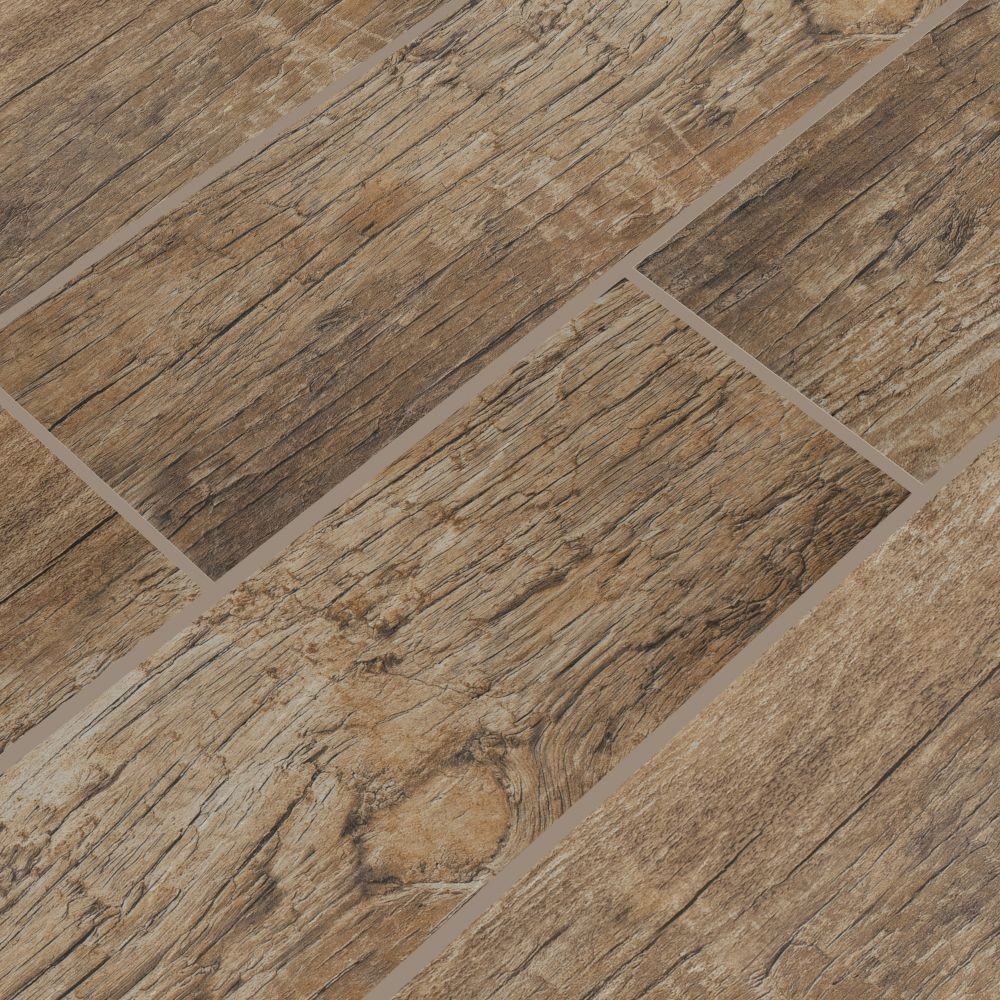 Redwood Natural 6x24 Matte Porcelain Tile