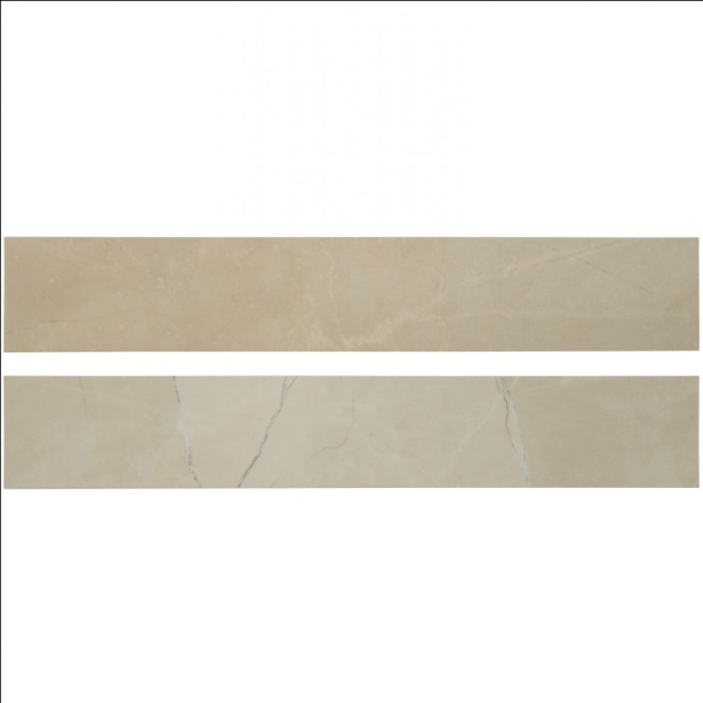 Sande Cream 3X18 Polished Bullnose Porcelain Tile