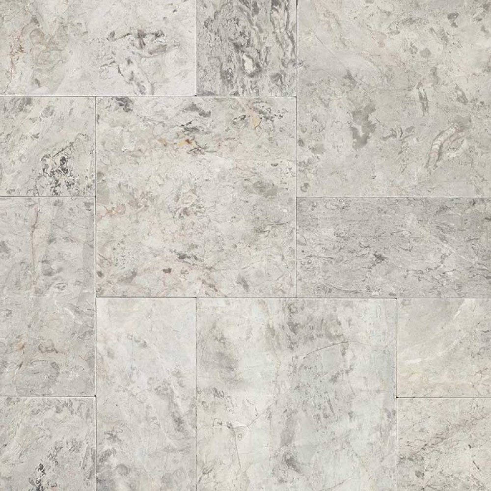 Silver Leaf 16X24 Tumbled Travertine Paver