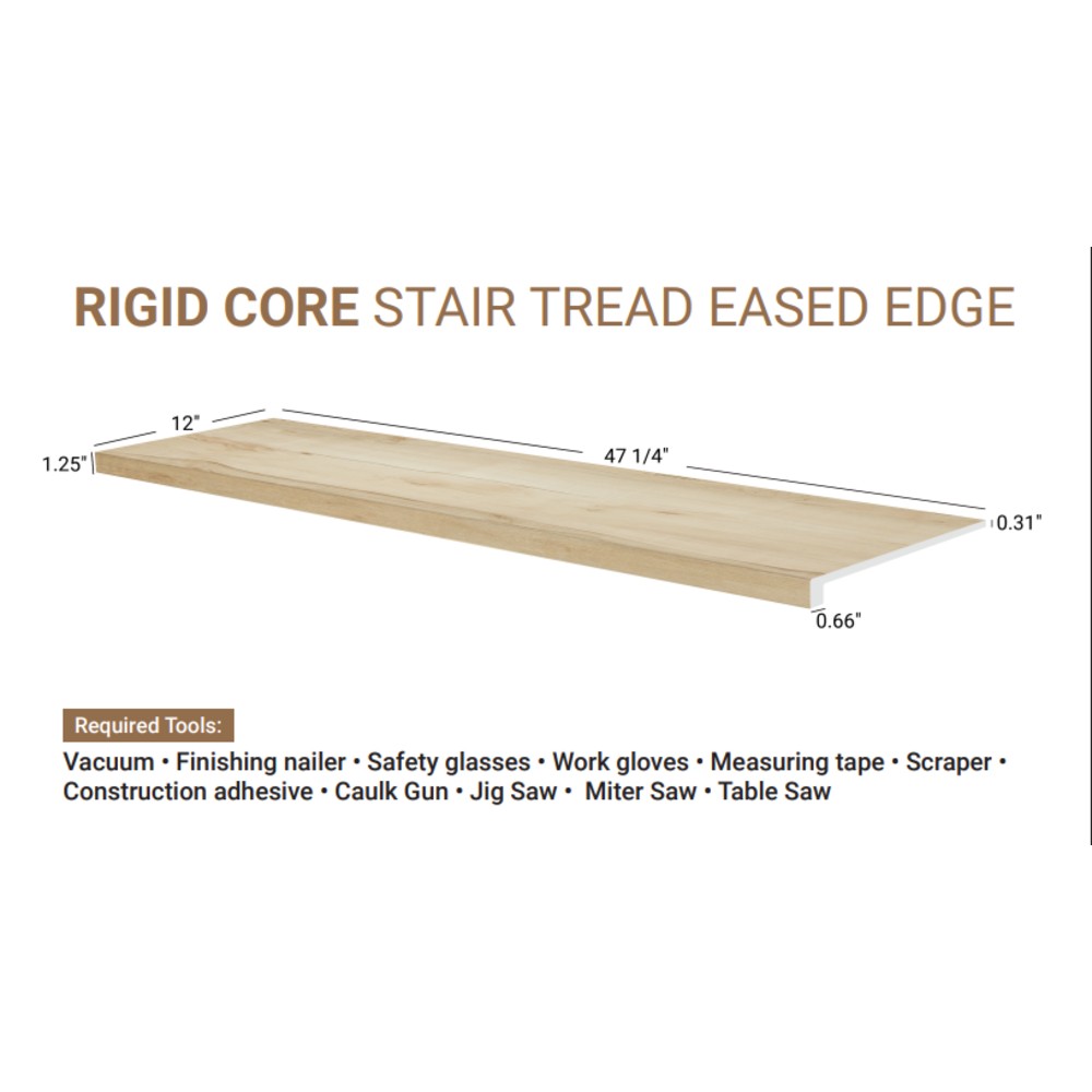 Andover Hatfield 12X47 Eased Edge Luxury Vinyl Stair Tread-2