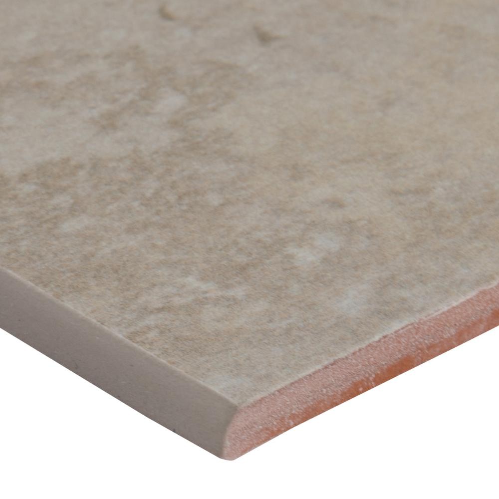 Tempest Grey 3X13 Matte Bullnose Ceramic Tile