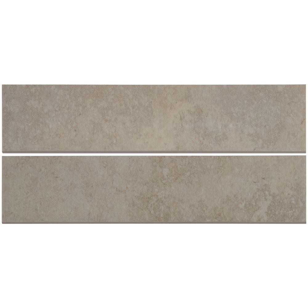 Tempest Grey 3X13 Matte Bullnose Ceramic Tile