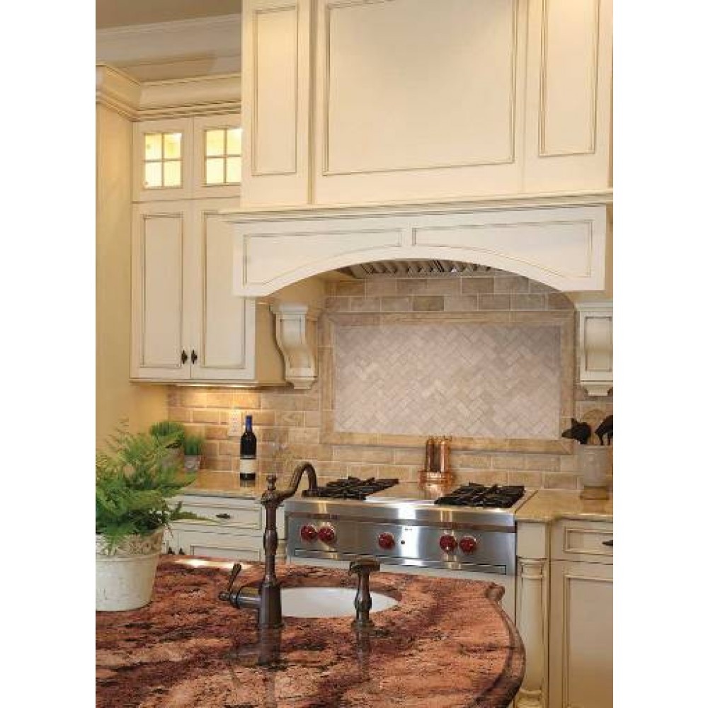 Tuscany Ivory Herringbone 12X12 Honed