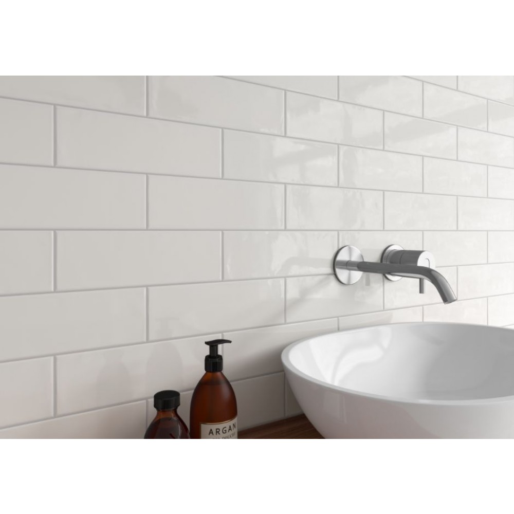 Urbano Pure 4x12 Glossy Ceramic Subway Tile