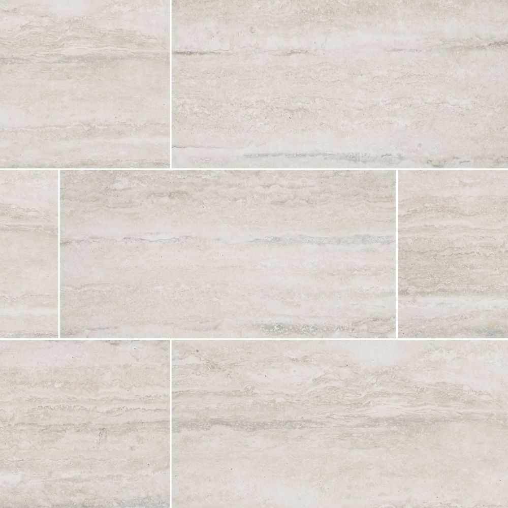 Veneto White 6X24 Matte Porcelain Tile