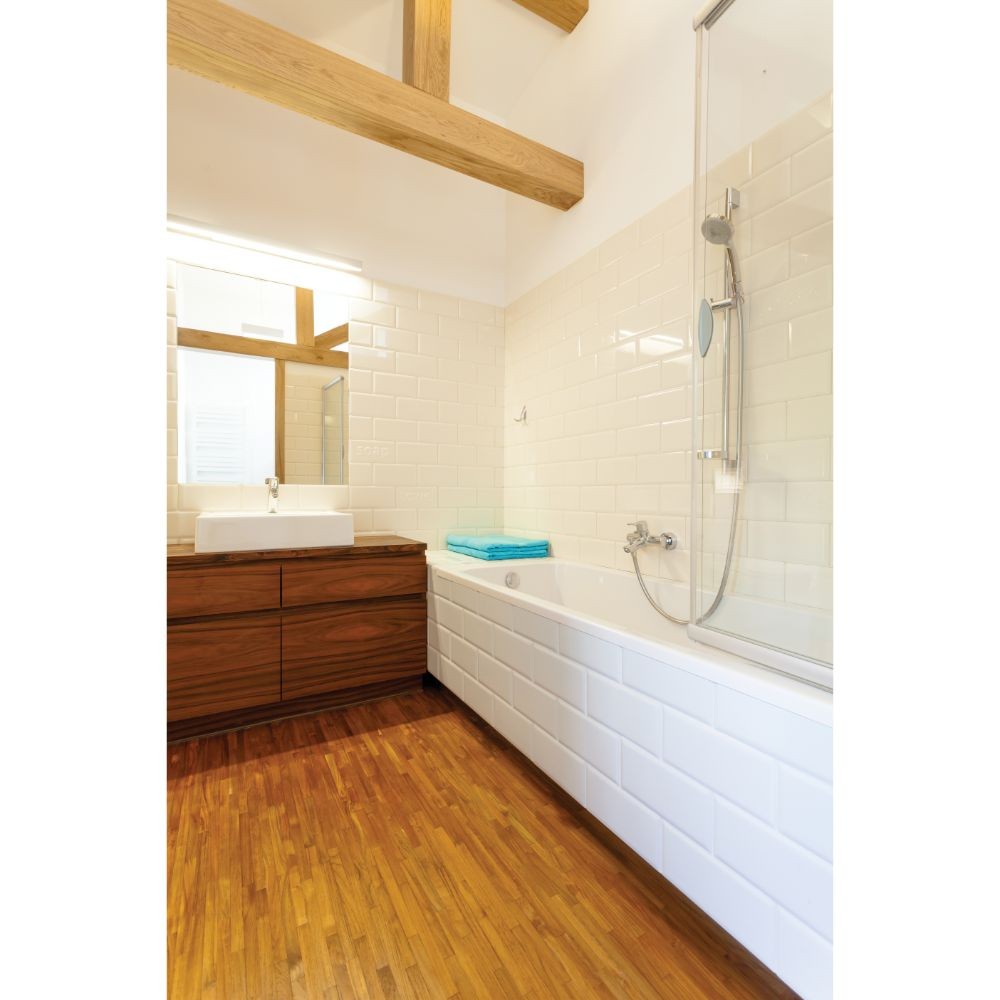 White Hudson 3X6 Single BullNose
