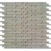 White Statuary 12x12 Bullet Interlocking Mosaic