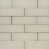 Snowcap White 4x12 Glass Subway Tile