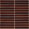Artefino Vintage Jasper Pencil 1X6 Glossy Mosaic Tile