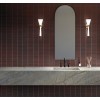 Artefino Vintage Jasper Pencil 1X6 Glossy Mosaic Tile