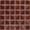 Artefino Vintage Saffron Floret 12X12 Glossy Mosaic Tile