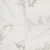 Artsy Studio Carrara  24x24 Polished Marble Look Porcelain Floor Tile