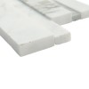 Calacatta Cressa 6x12x6 3D Honed Corner Ledger Panel 