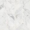 Calacatta Cressa Leaf Pattern Honed Mosaic