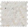 Calacatta Gold Hexagon 1x1 Polished Marble Mosaic