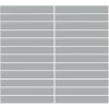Color Wheel Desert Gray 2X2 Glossy Straight Joint Mosaic Tile