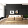 Color Wheel Retro Black Chevron 2X3 Glossy Mosaic Tile 