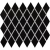 Color Wheel Retro Black Harlequin 2X3 Matte Mosaic Tile 