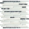 Cristallo Interlocking Pattern Glass Mosaic
