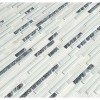 Cristallo Interlocking Pattern Glass Mosaic
