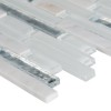 Cristallo Interlocking Pattern Glass Mosaic