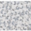 Harlow Cube Pattern 11.58X12.56 Glass Stone Metal Blend Mosaic Tile-2