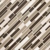 Kings Gate Interlocking Pattern Stone Glass Blend Mosaic
