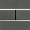 Metallic Gray 4x12 Glossy Glass Subway Tile